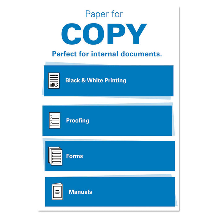 Colors Print Paper, 20lb, 8.5 x 11, Ivory, 500 Sheets/Ream, 10 Reams/Carton