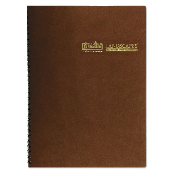 Recycled Landscapes Weekly/Monthly Planner, 11 x 8 1/2, Brown, 2020