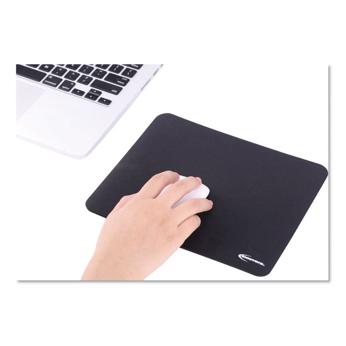 Latex-Free Mouse Pad, 9 x 7.5, Black