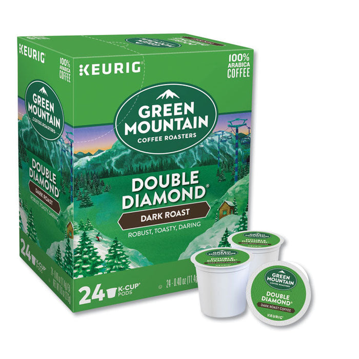 Double Black Diamond Extra Bold Coffee K-Cups, 24/Box