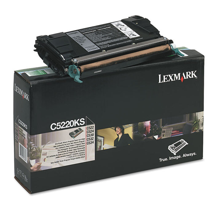 C5220KS Return Program Toner, 4,000 Page-Yield, Black