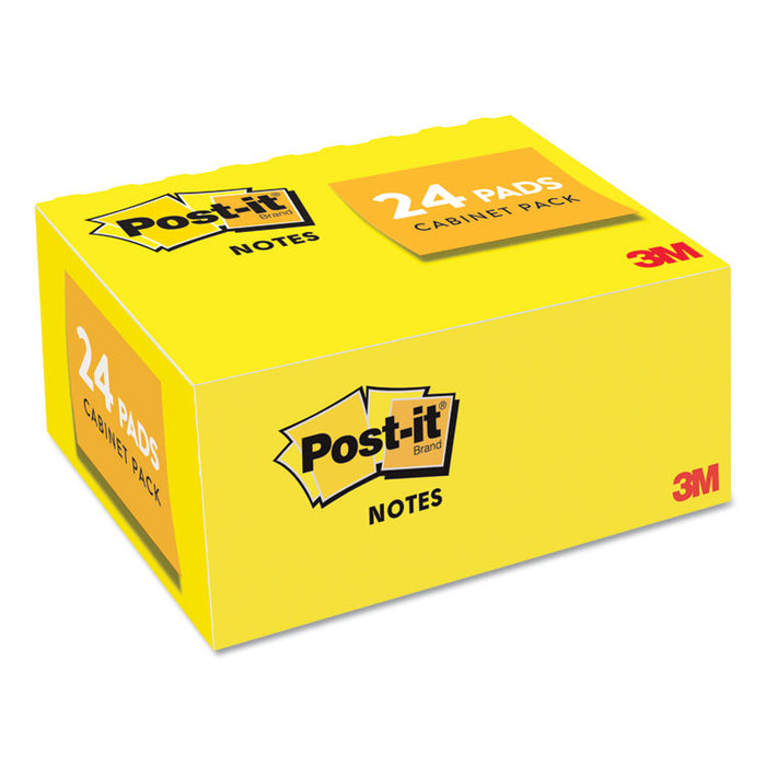 Original Pads in Canary Yellow, Value Pack, 1.38" x 1.88", 100 Sheets/Pad, 24 Pads/Pack