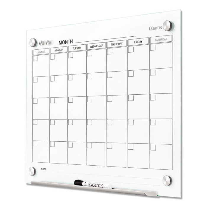 Infinity Magnetic Glass Calendar Board, 24 x 18