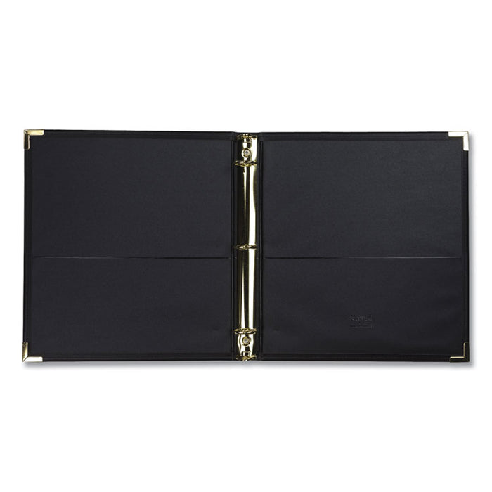 Classic Collection Ring Binder, 3 Rings, 1" Capacity, 11 x 8.5, Black