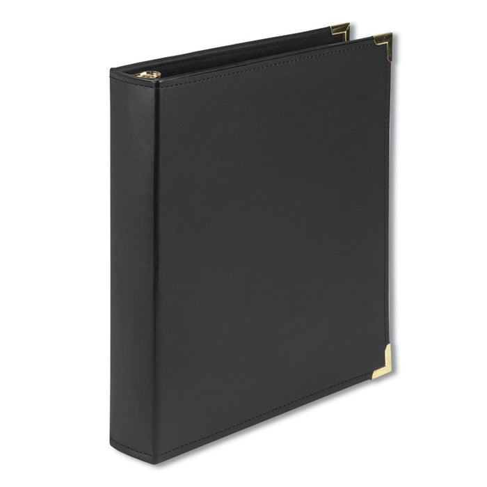 Classic Collection Ring Binder, 3 Rings, 1.5" Capacity, 11 x 8.5, Black