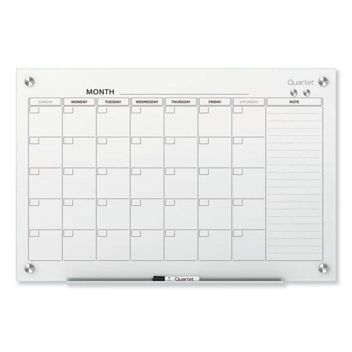 Infinity Magnetic Glass Calendar Board, 36 x 24