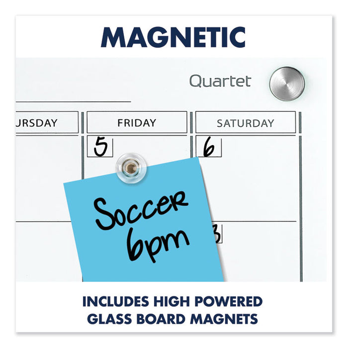 Infinity Magnetic Glass Calendar Board, 48 x 36