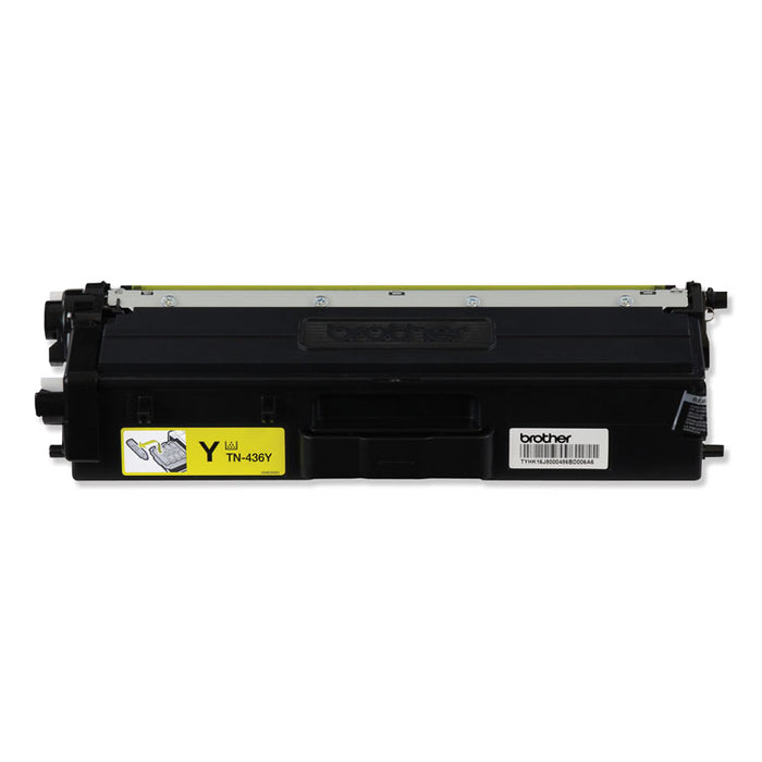 TN436Y Super High-Yield Toner, 6,500 Page-Yield, Yellow