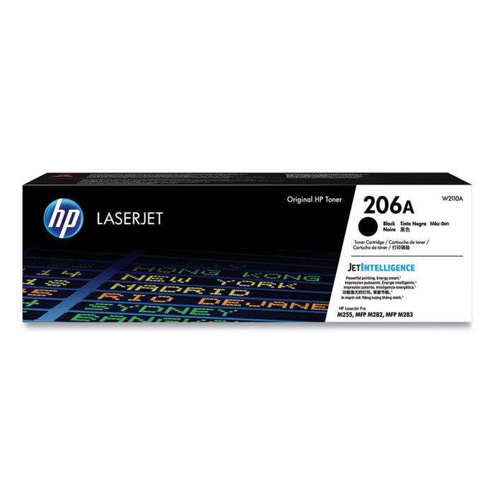 HP 206A, (W2110A) Black Original LaserJet Toner Cartridge