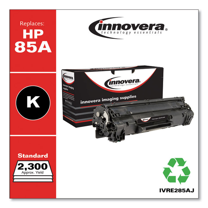 Remanufactured Black Extended-Yield Toner, Replacement for 85A (CE285AJ), 2,300 Page-Yield