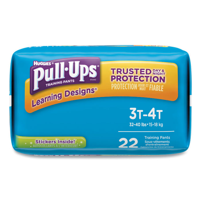 Pull-Ups Learning Designs Potty Training Pants for Boys, Size 3T-4T, 22/Pack