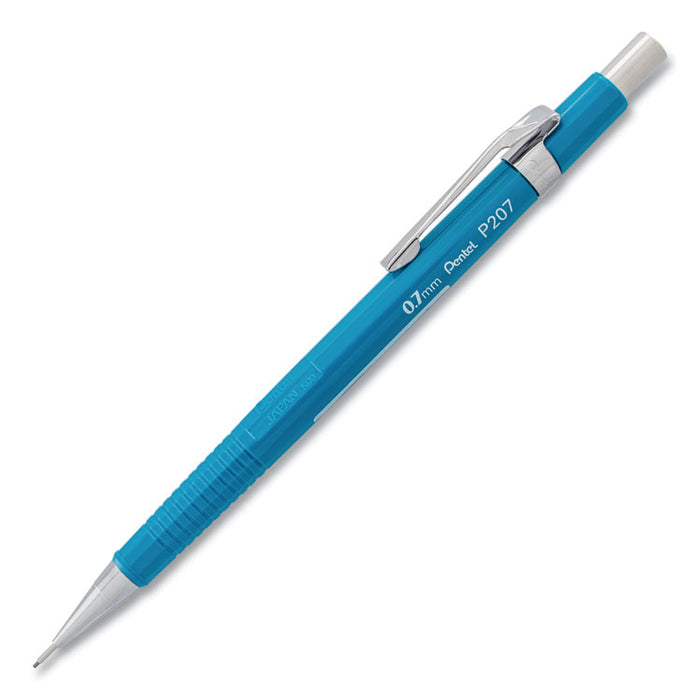 Sharp Mechanical Pencil, 0.7 mm, HB (#2.5), Black Lead, Blue Barrel