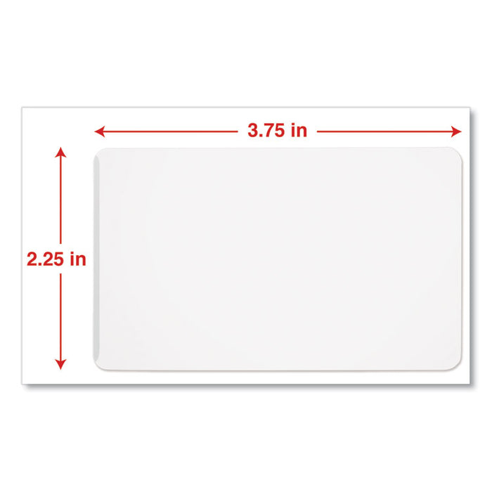 Laminating Pouches, 5 mil, 3.75" x 2.25", Matte Clear, 100/Box