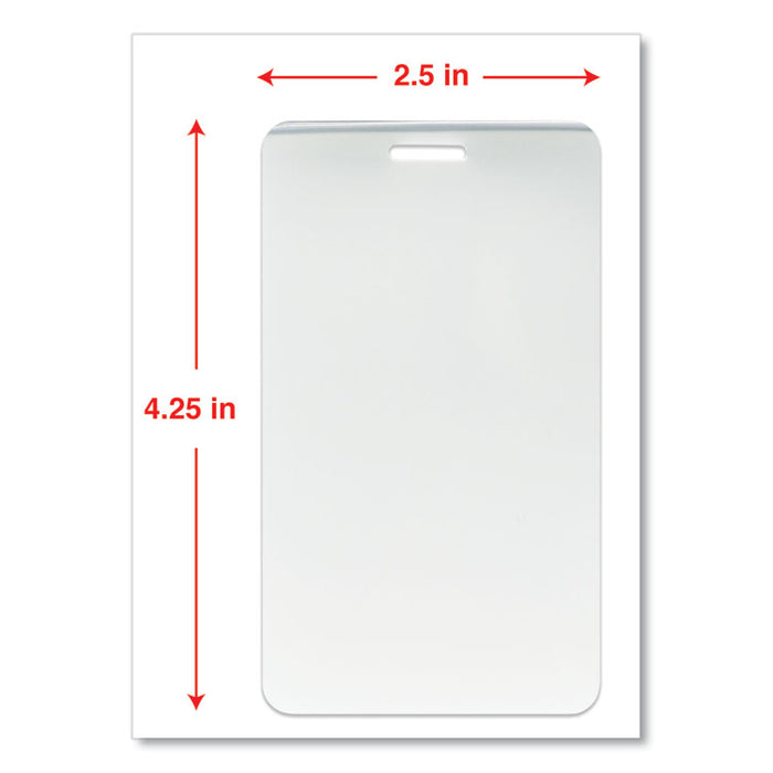 Laminating Pouches, 5 mil, 2.5" x 4.25", Matte Clear, 25/Pack