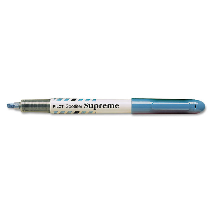 Spotliter Supreme Highlighter, Chisel Tip, Fluorescent Blue