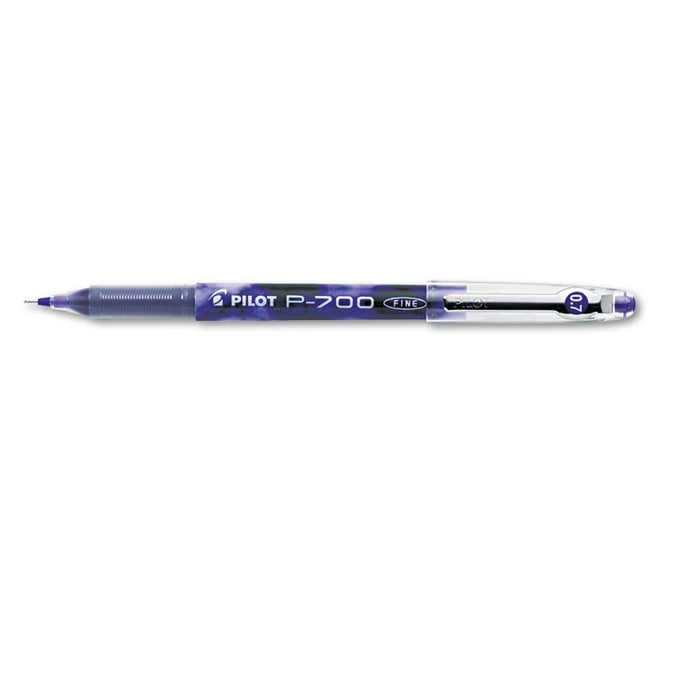 Precise P-700 Gel Pen, Stick, Fine 0.7 mm, Purple Ink, Purple Barrel, Dozen