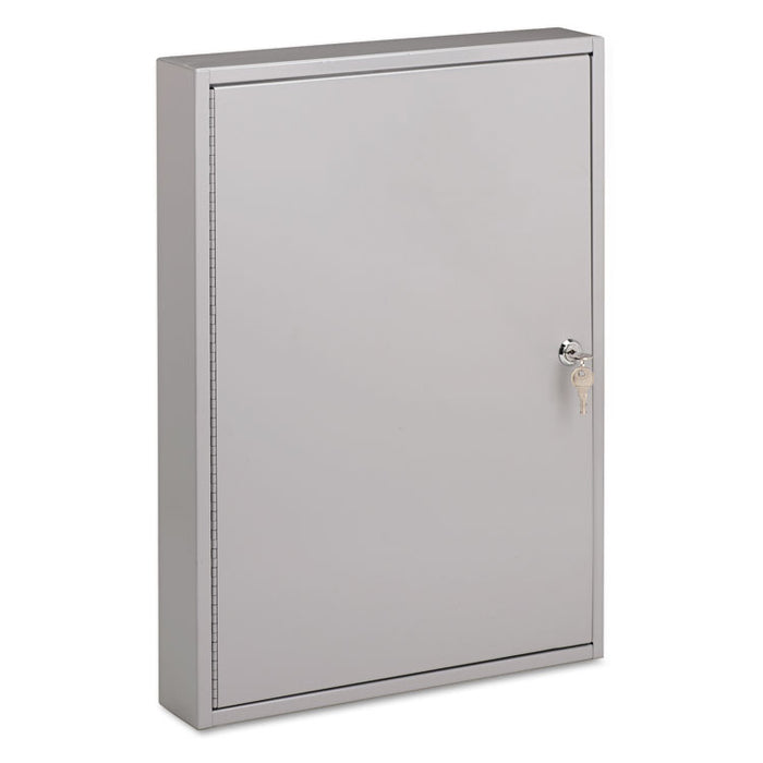 Locking Key Cabinet, 100-Key, Steel, Gray, 16.5 x 3 x 22.5