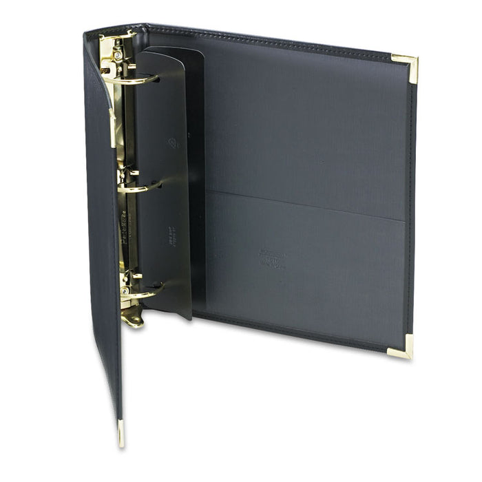 Classic Collection Ring Binder, 3 Rings, 2" Capacity, 11 x 8.5, Black