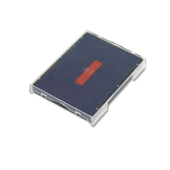 T4729 Printy Replacement Pad for Trodat Self-Inking Stamps, 1.56" x 2", Blue/Red